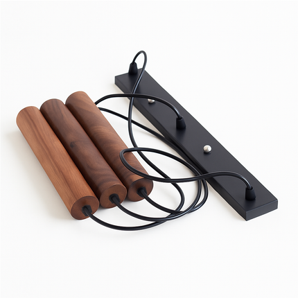 Suspension en bois LED pour salle à manger et restaurant noyer hêtre — LZ4X9P