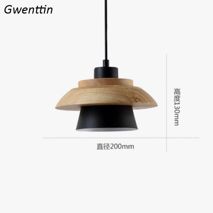 Suspension en bois pour éclairage et décoration moderne — LZ7D2Q