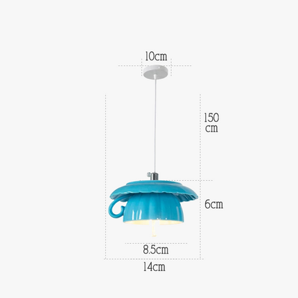 Suspension design en céramique avec éclairage LED G4 — LZ4X9P