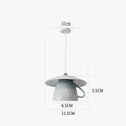 Suspension design en céramique avec éclairage LED G4 — LZ4X9P