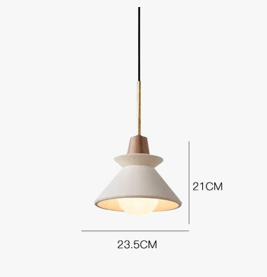 Suspension design en ciment style nordique pour espaces créatifs — LZ4QJ7
