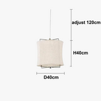 A beige 40cm / Lumière chaude