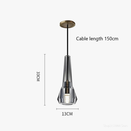 Suspension de luxe en cristal pour décoration intérieure — LZ4M9XQ