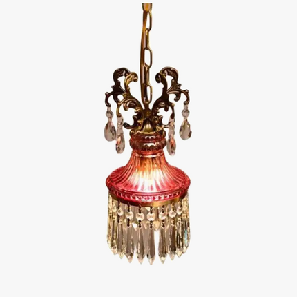 Suspension en cristal français au style rétro pour ambiance luxueuse — LZ4X9T2