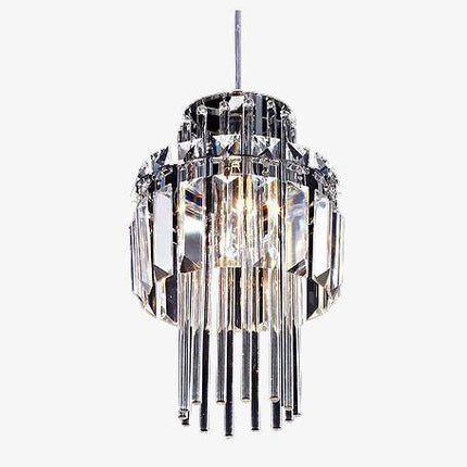 Suspension LED en cristal au design industriel — LZ4X9P2Q