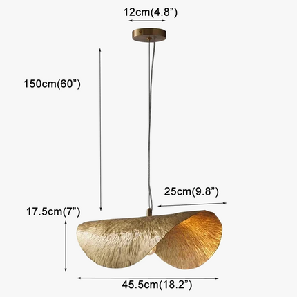 Suspension en cuivre au design moderne pour éclairage intérieur — LZ4X9T2