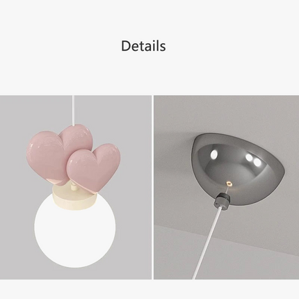 Suspension en forme de cœur pour chambre d’enfant princesse — LZ4P9X