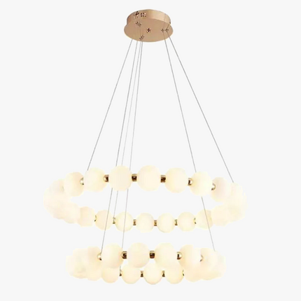 Suspension LED réglable en laiton style nordique — LZ4X9P
