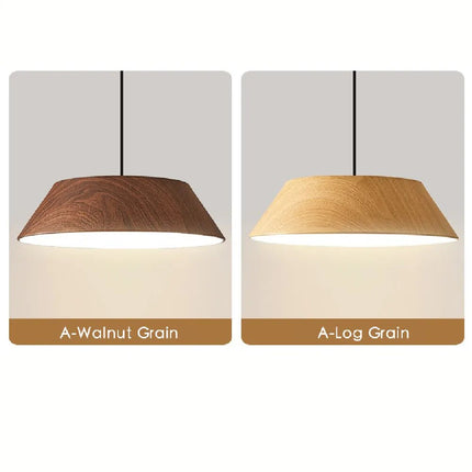 Suspension élégante en métal et bois naturel — LZ4T9XJ