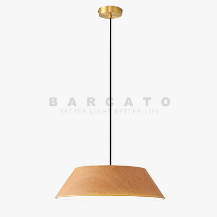 Suspension élégante en métal et bois naturel — LZ4T9XJ