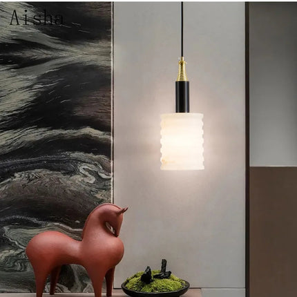 Suspension en marbre au design nordique pour intérieur élégant — LZ3F9Q2