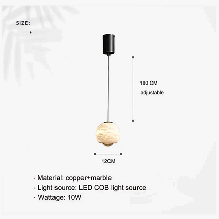 Suspension design nordique en marbre pour intérieur moderne — LZ4D7Q9