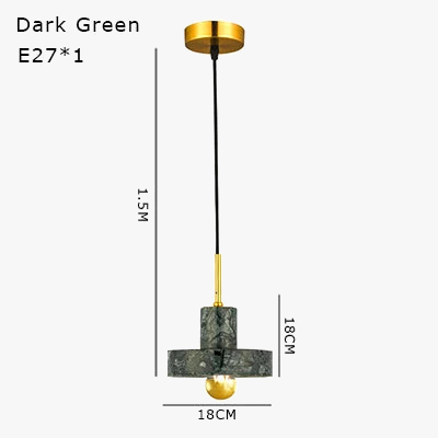 Suspension en marbre pour décoration intérieure moderne et élégante — LZ4N7Q2F
