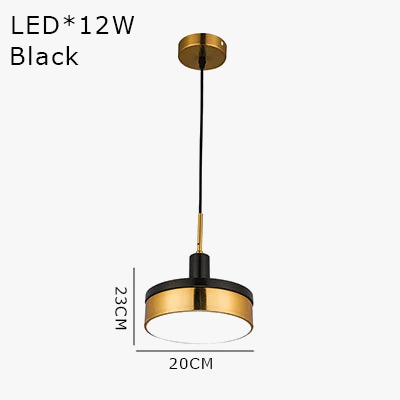 Suspension à tête unique en marbre avec lampe trois tons pour intérieur — LZ4P9XQ