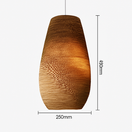 Suspension en papier carton (différentes formes)