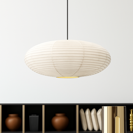 Suspension en papier de riz au design danois pour intérieur élégant — LZ4XJ9