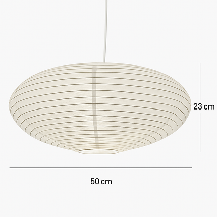 Suspension en papier de riz au design danois pour intérieur élégant — LZ4XJ9
