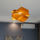 D45cm-Bois foncé / Blanc chaud