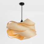 D60cm-Bois foncé / Blanc froid