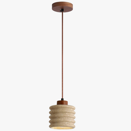 Suspension design en pierre style wabi-sabi pour intérieur — LZ7XQ2
