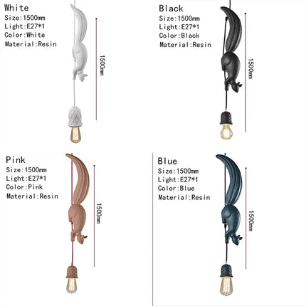 Suspension lumineuse en résine design épuré — LZ4Q7M2