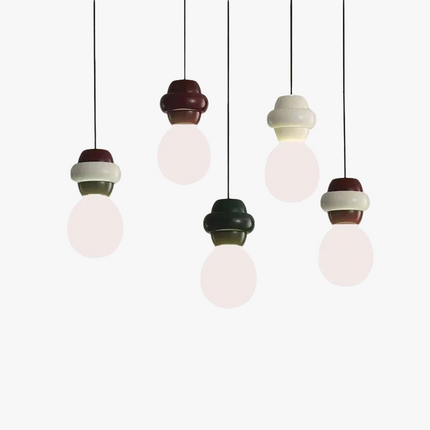 Suspension en résine et verre avec câble ajustable — LZ4X9M