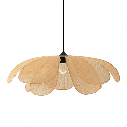 Suspension en rotin tissé pour un éclairage élégant et moderne — LZ4X9M