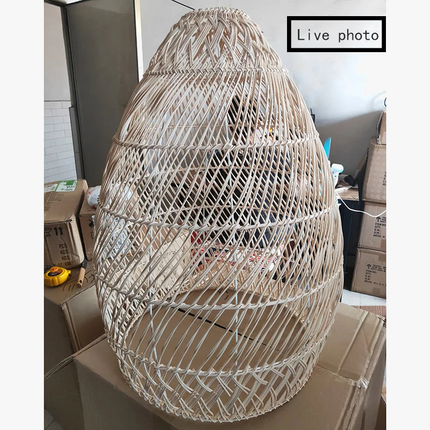 Suspension vintage en rotin naturel — LZ4T9Q2J