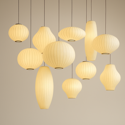 Suspension en soie au design moderne pour éclairage intérieur — LZ4X9P2