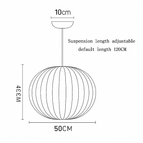C Diamètre 50 cm / Lumière chaude