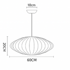 Un diamètre 60cm / Lumière chaude