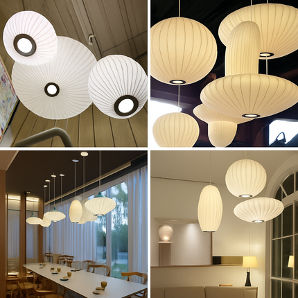Suspension en soie au design moderne pour éclairage intérieur — LZ4X9P2