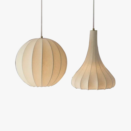Suspension LED en soie style nordique pour intérieur élégant — LZ4X9Q2N