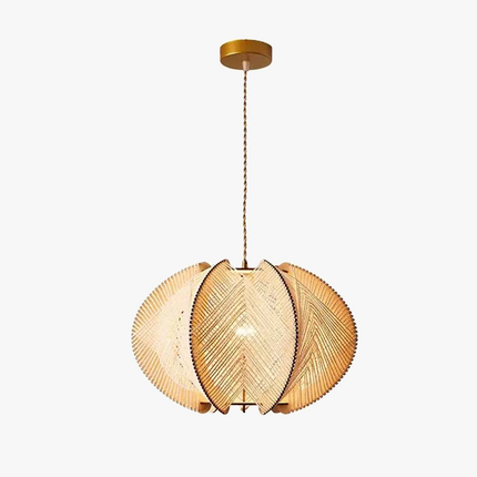 suspension en tissu bois pour magasin et hôtel