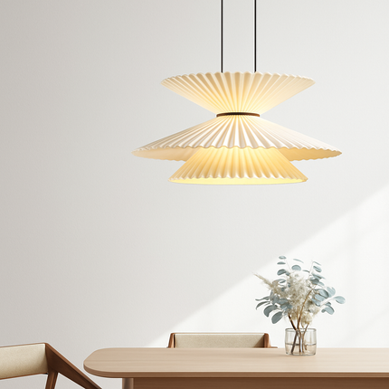 Suspension en tissu plié style origami pour décoration intérieure — LZ4X9P2