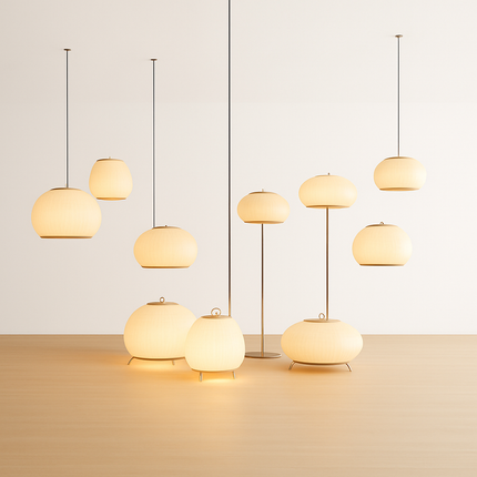 Suspension en tissu tricoté au style nordique pour intérieur élégant — LZ7D9Q