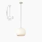 Suspension B / Blanc chaud