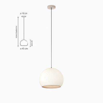 Suspension en tissu tricoté au style nordique pour intérieur élégant — LZ7D9Q