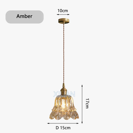 Suspension en verre pour chevet avec applique lumineuse — LZ4P9XJ