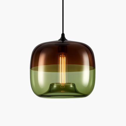 Suspension LED en verre coloré au design Apple — LZ4X9T