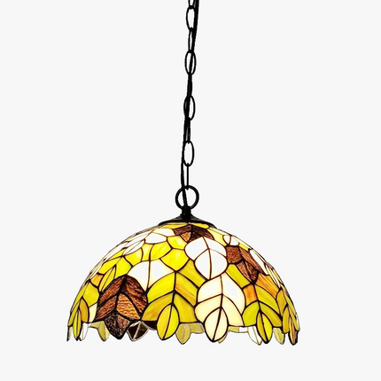 Suspension en verre d’art motif feuille d’érable style européen pour restaurant — LZ4P9XQ