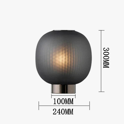 Suspension LED nordique en verre dépoli moderne — LZ4X9M