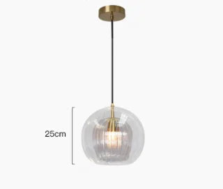 Suspension en verre élégante pour intérieur moderne — LZ4X9T2