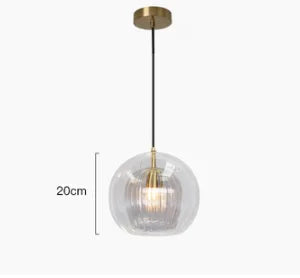 Suspension en verre élégante pour intérieur moderne — LZ4X9T2