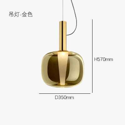Suspension en verre design pour bar, restaurant, bureau et boutique — LZ4X9J