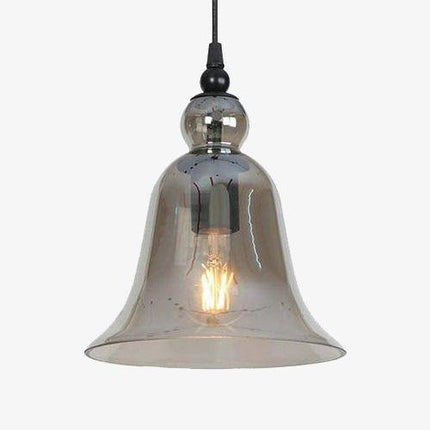 Suspension en verre coloré forme cloche — LZ4G7XQ