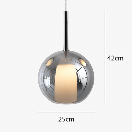 Suspension LED en verre au design nordique moderne — LZ4G7XQ9