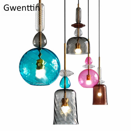 Suspension moderne en verre pour éclairage intérieur — LZ4X9P2