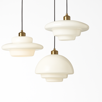 Suspension en verre au design nordique pour intérieur élégant — LZ4X9M
