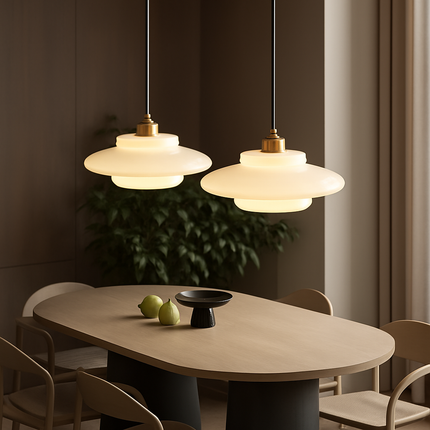 Suspension en verre au design nordique pour intérieur élégant — LZ4X9M